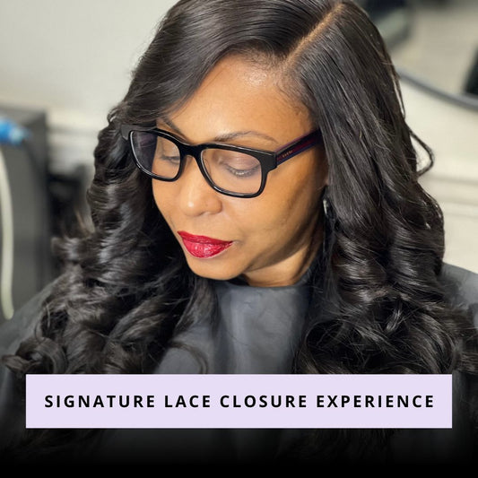 Glowologist Signature Lace Closure Experience (Hair + Lace Closure Included)