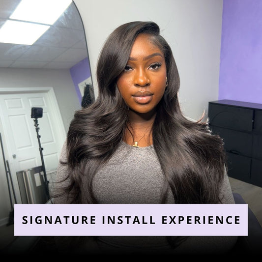 Glowologist Signature Install Transformation (Hair Included)